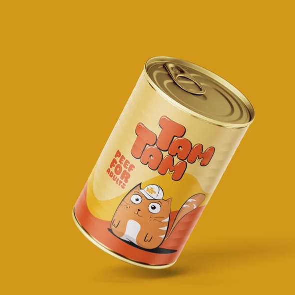 لحم البقر للقطط البالغة